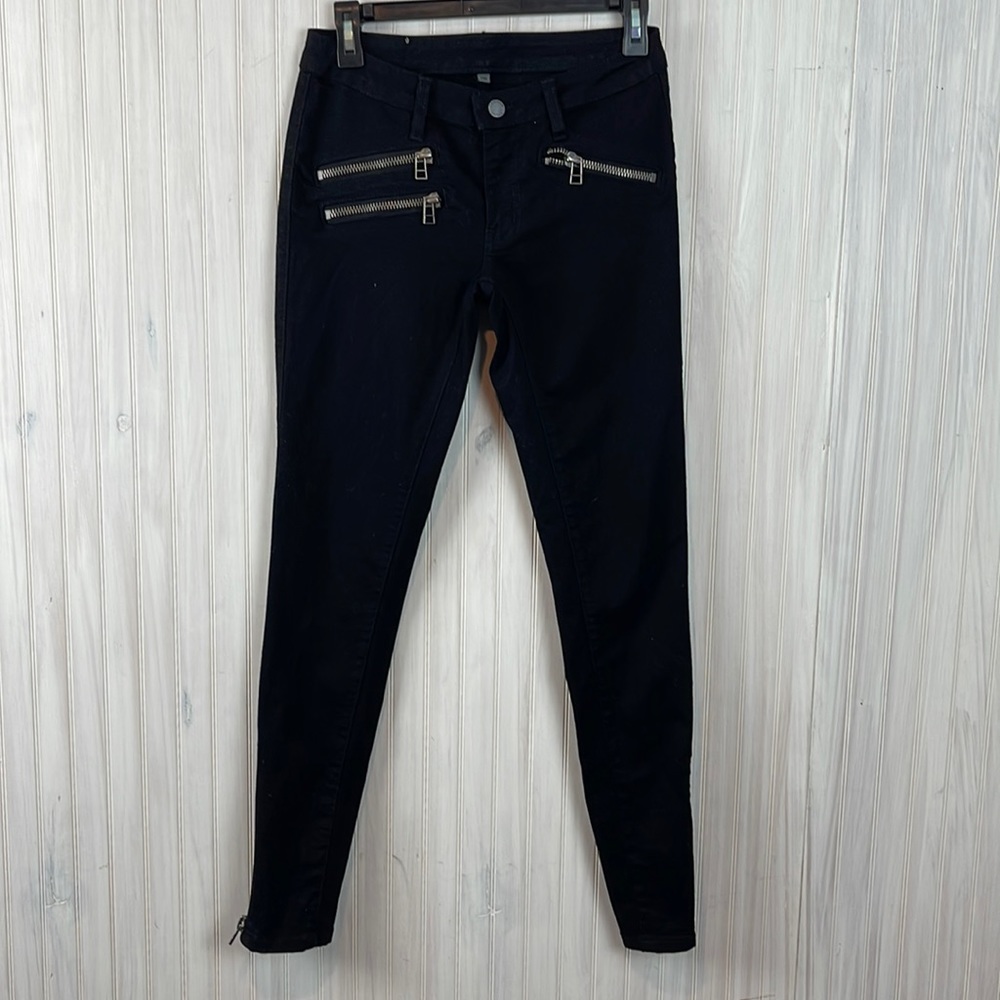 - CARMAR ZIPPER MOTO SKINNY PANTS